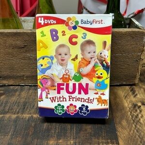 Baby first new 4 dvds fun with friends today 3 months to 5 years over 5 hours